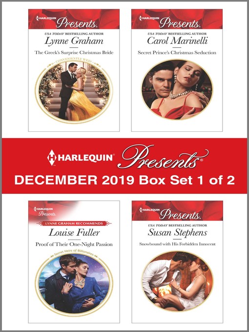 Title details for Harlequin Presents--December 2019--Box Set 1 of 2 by Lynne Graham - Wait list